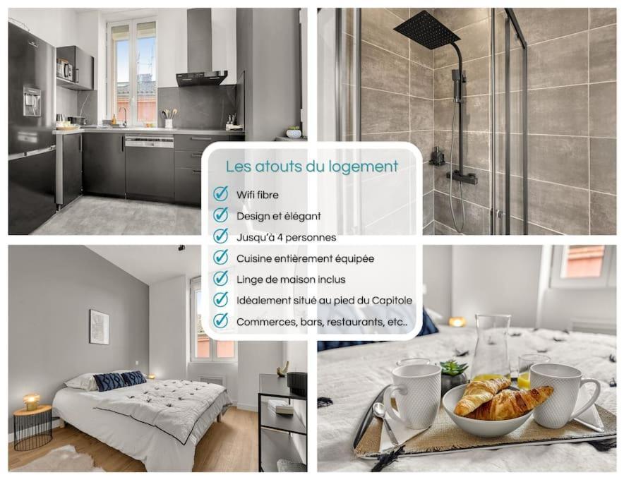 Ღ Le Lormian - Design & Confortable - Capitole Toulouse Ngoại thất bức ảnh